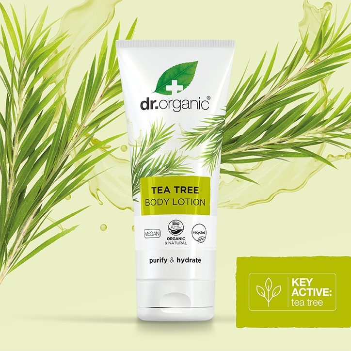 Dr. Organic Λοσιόν Σώματος με Tea Tree 200ml